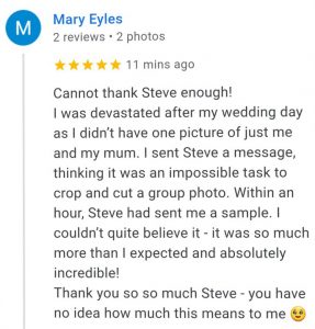 Photo Editing for Bride and Mother Wedding Group Photos