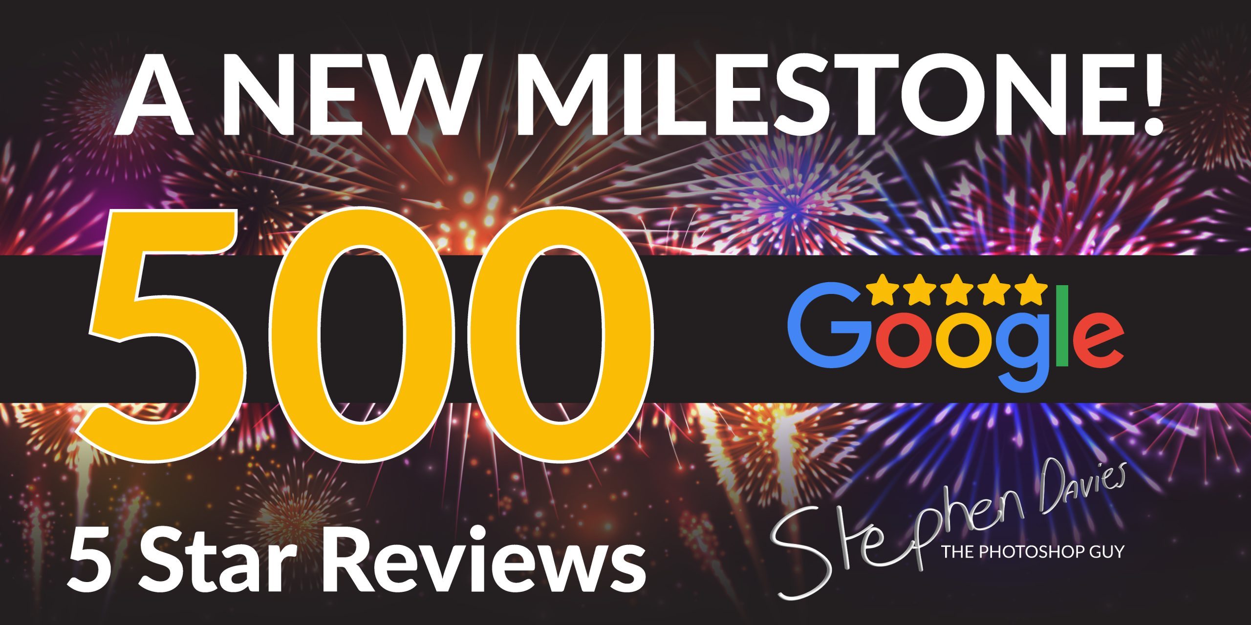 A New Milestone – 500 Five-Star Reviews on Google A New Milestone – 500 Five-Star Reviews on Google