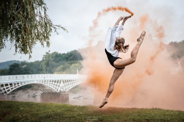 Ballet Dancer Jumping