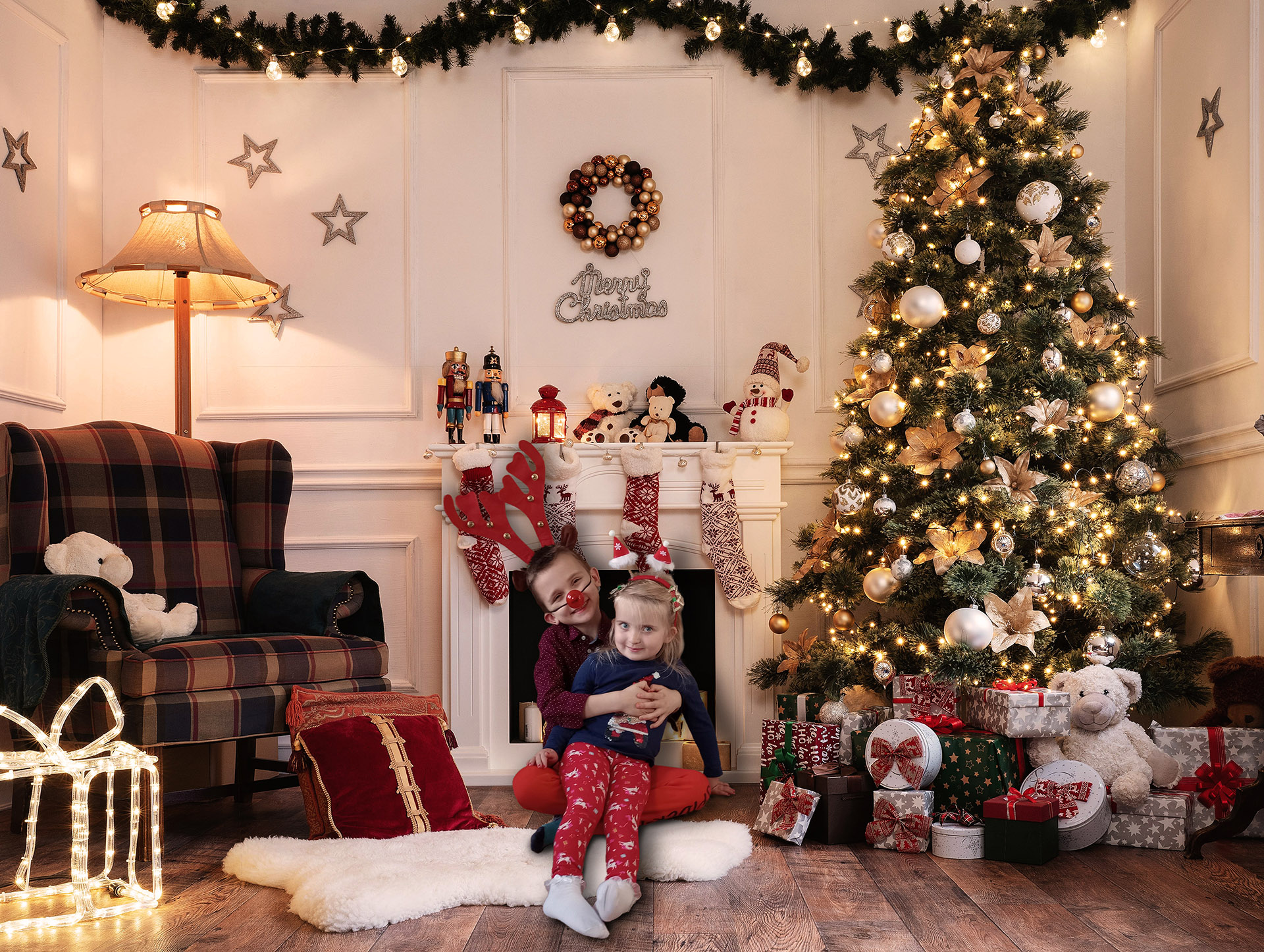 Christmas Background Swapping on Photos Christmas Background Swapping on Photos