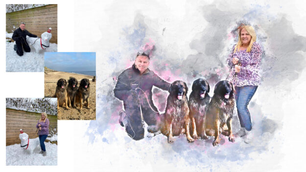 Making Family Wall Art from Multiple Photos Making Family Wall Art from Multiple Photos