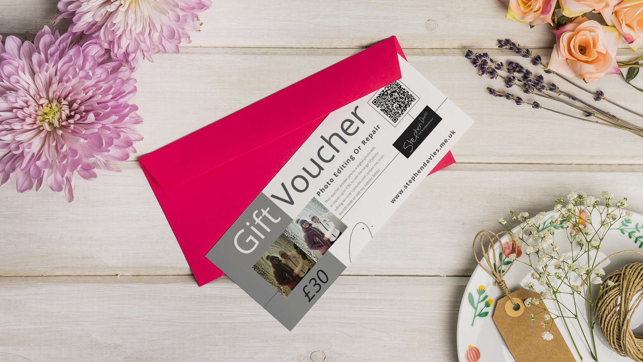 Photo Editing Gift Voucher