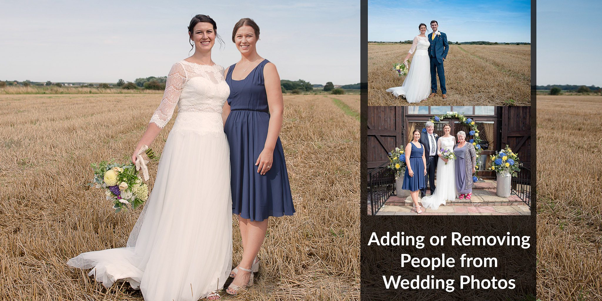 Adding or Removing People from Wedding Photos