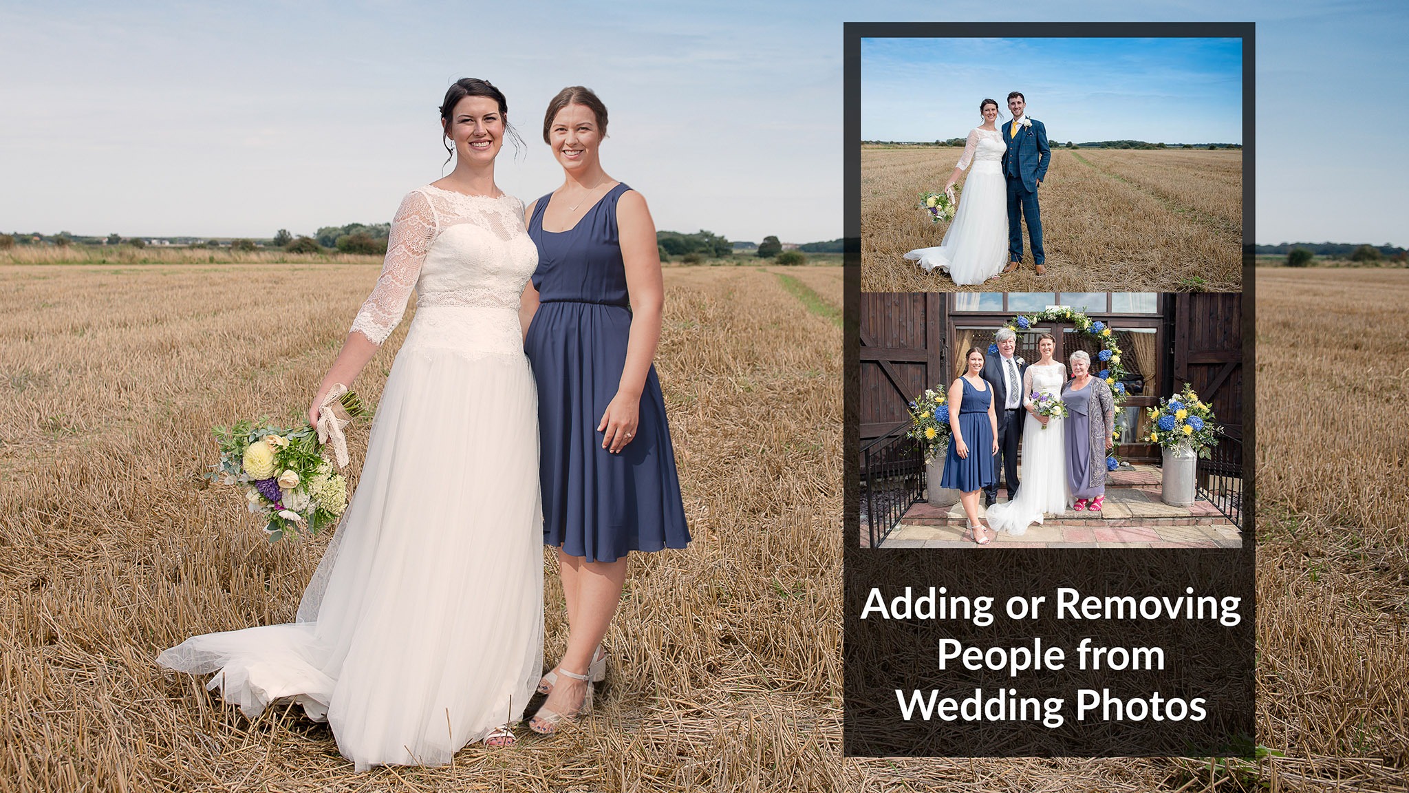 Adding or Removing People from Wedding Photos